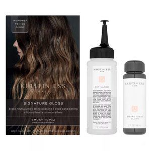 Kristin Ess Signature Hair Gloss - Smoky Topaz (medium neutral bronde)